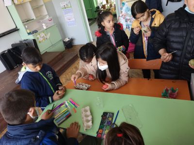 Великденска работилничка 2021г. - 124 ОУ Васил Левски - София, Сухата река